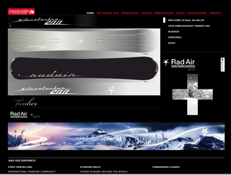 RAD AIR SNOWBOARDS 09/10 